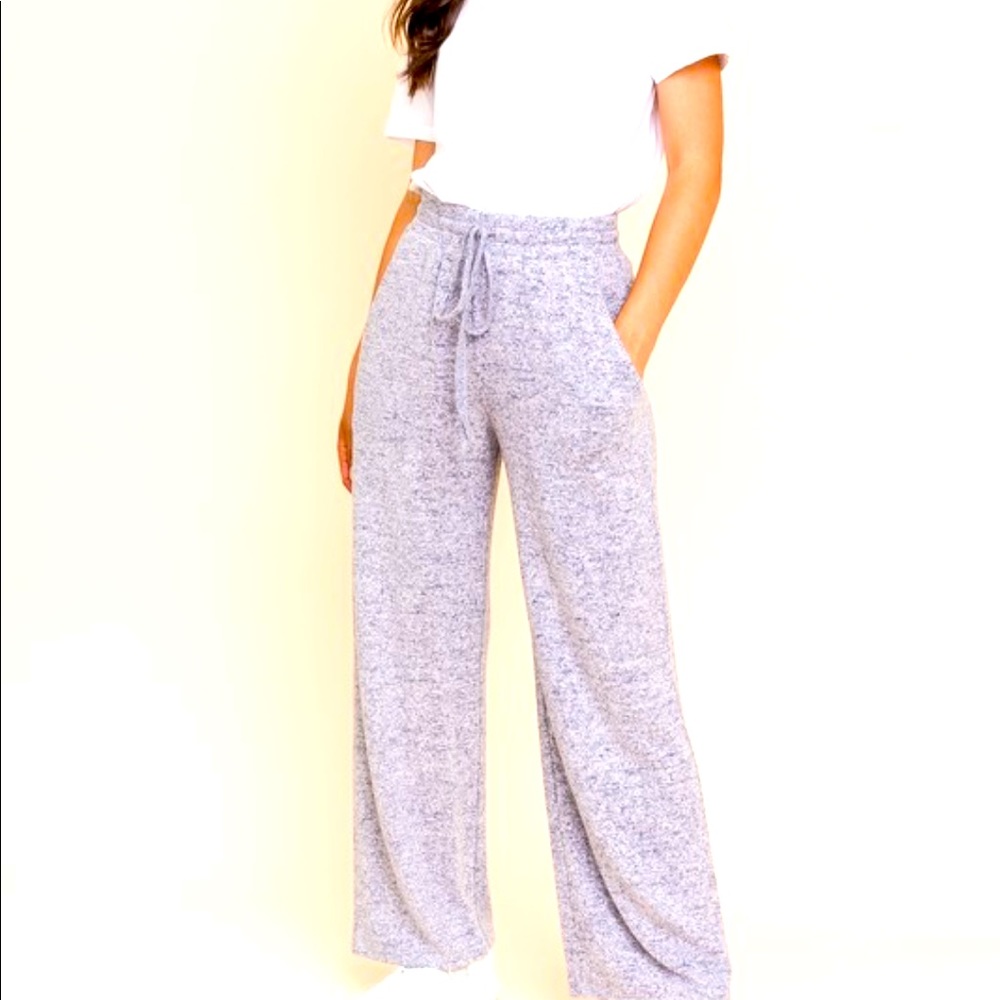 Wide leg joggers
